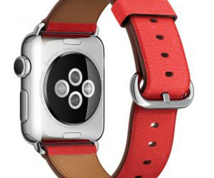 Ремешок для Apple Watch 42mm Hermes Buckle Classic Red