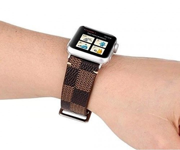 Ремінець для Apple Watch 38mm Hermes Louis Vuitton Canvas Brown