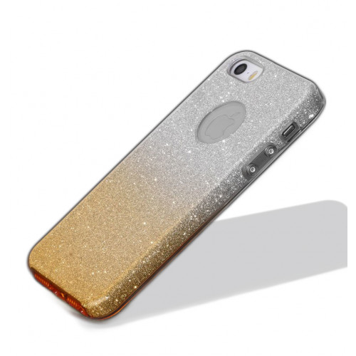 Чохол Fshang для iPhone 5 / SE Silver Gradient Gold