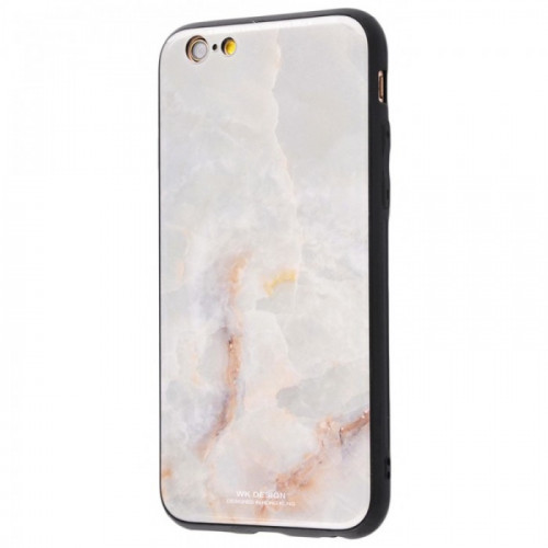 Чохол WK Design Glass LL11 для iPhone 6 / 6s Marble White