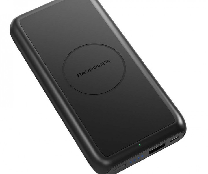 Внешний аккумулятор RavPower RP-PB081 Wireless 10000mAh Black