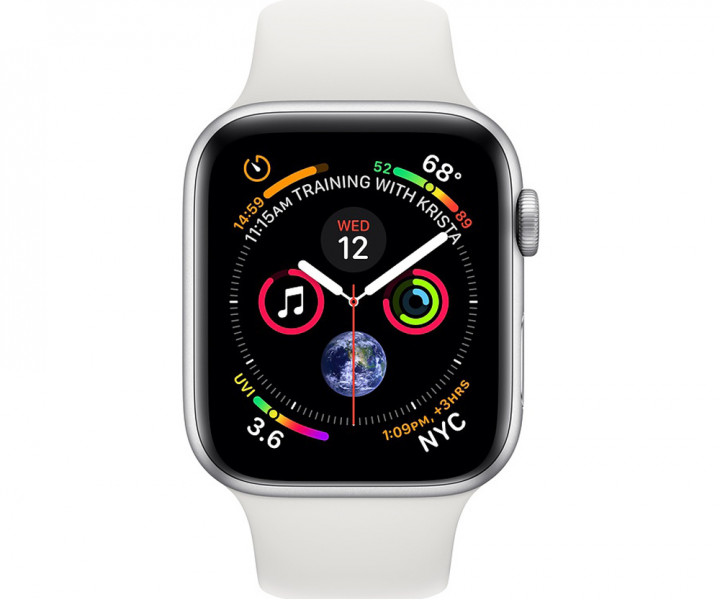 Apple Watch Series 4 GPS + LTE 40mm Silver Alum. w. White Sport b. Silver Alum. (MTUD2) Cellular Aluminum Case Band MTVA2/MTUD2