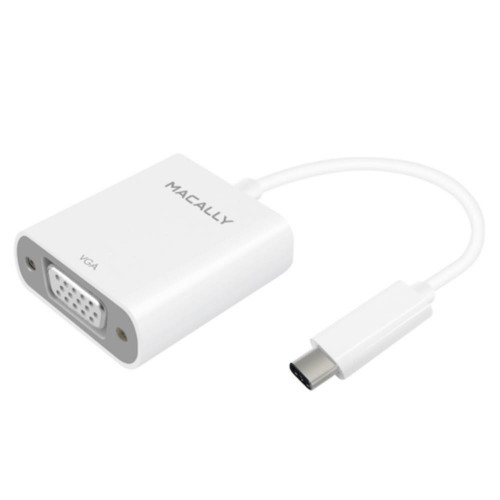 Адаптер Macally Adapter USB-C to VGA White (UCVGADP)