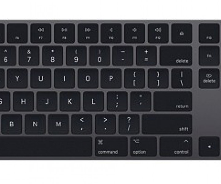 Клавиатура Apple Magic Keyboard with Numeric Keypad Space Gray (MRMH2) 