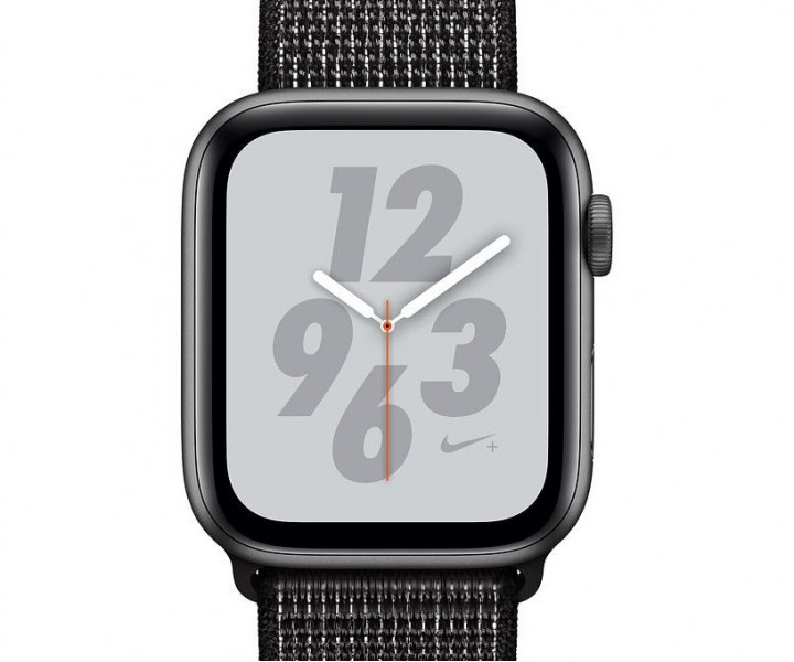 Apple Watch Nike+ Series 4 GPS + LTE 44mm Gray Alum. w. Black Nike Sport l. Gray Alum. (MTXD2)