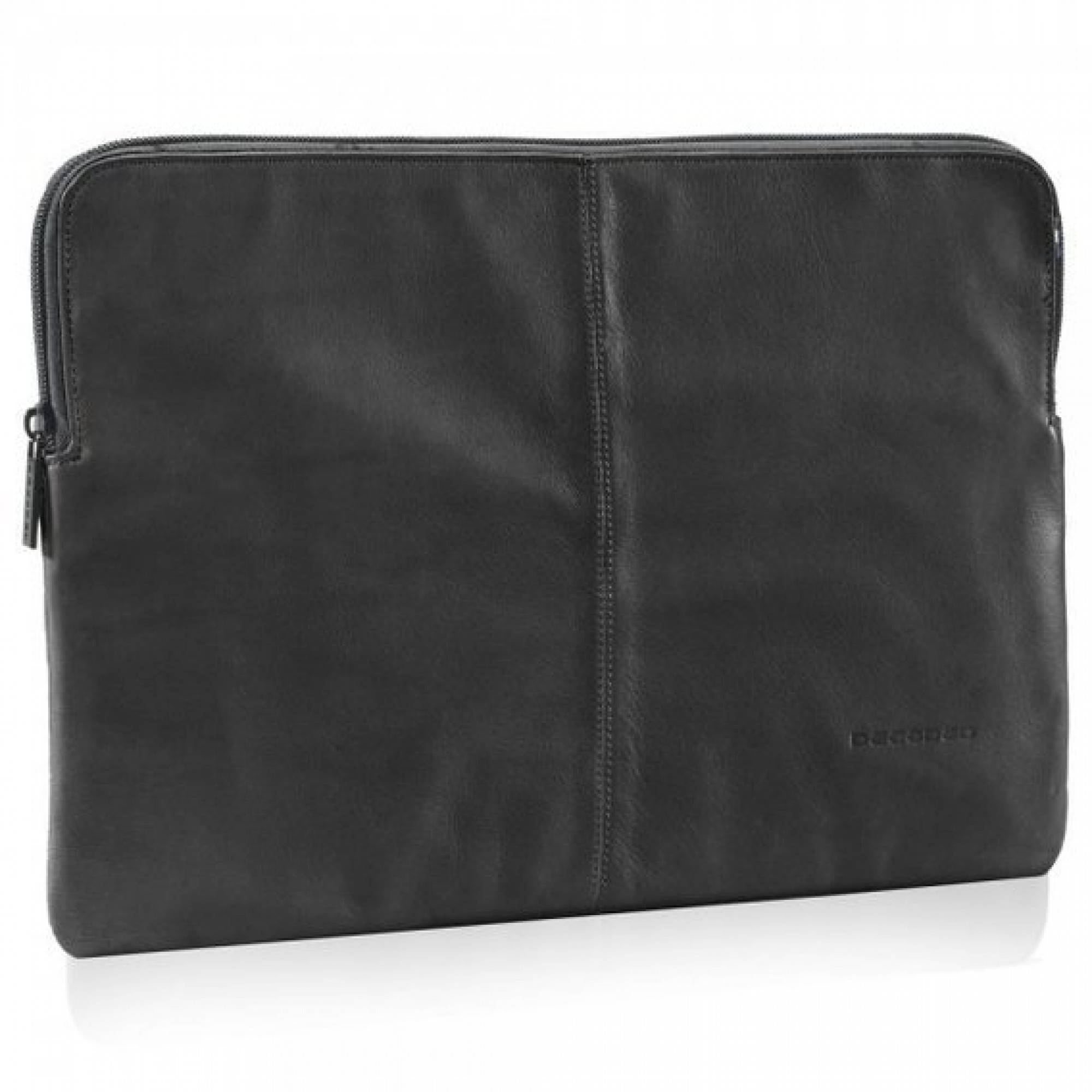 Чохол для ноутбука DECODED Leather Slim Sleeve with Zipper for MacBook 12" Black (D4SS12BK)