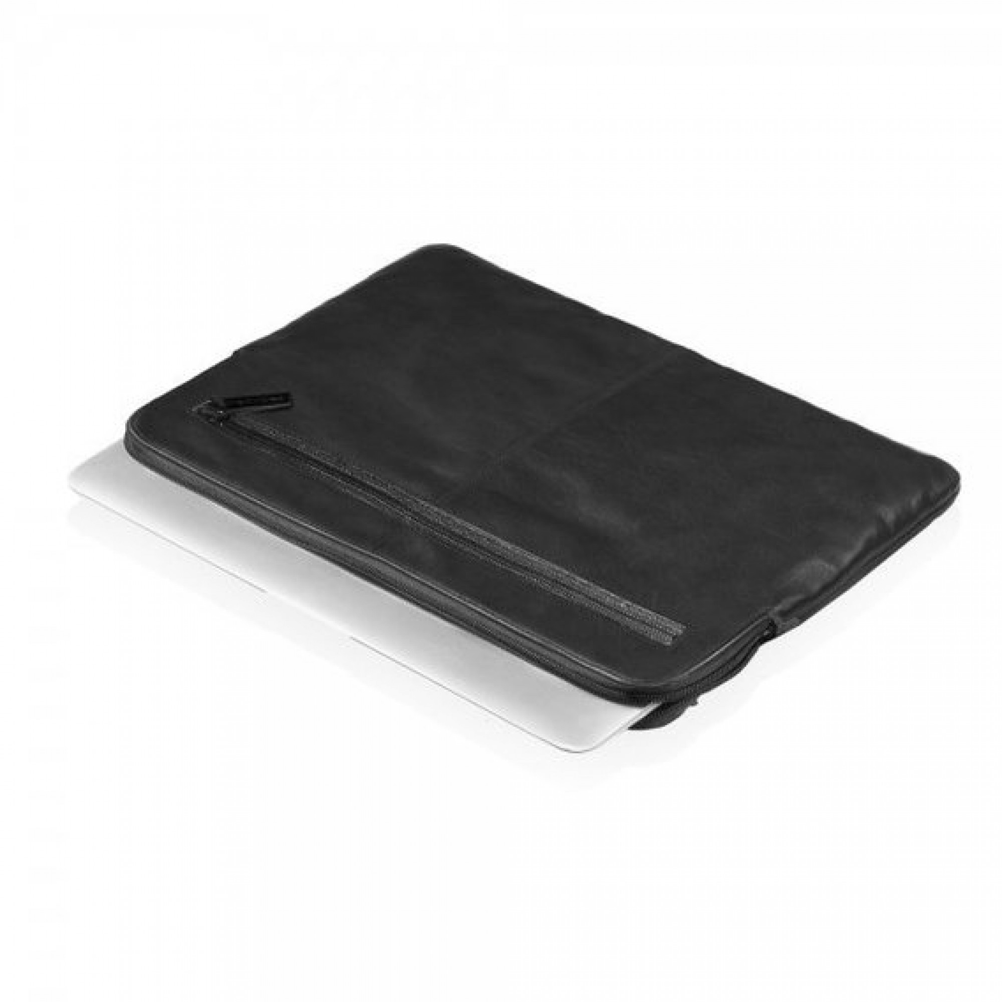 Чохол для ноутбука DECODED Leather Slim Sleeve with Zipper for MacBook 12" Black (D4SS12BK)