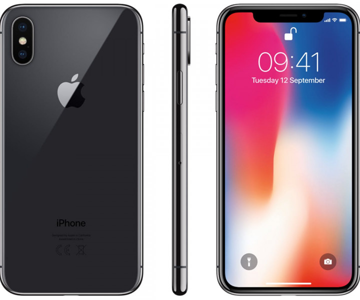 Apple iPhone X 64GB Space Gray (MQAC2)