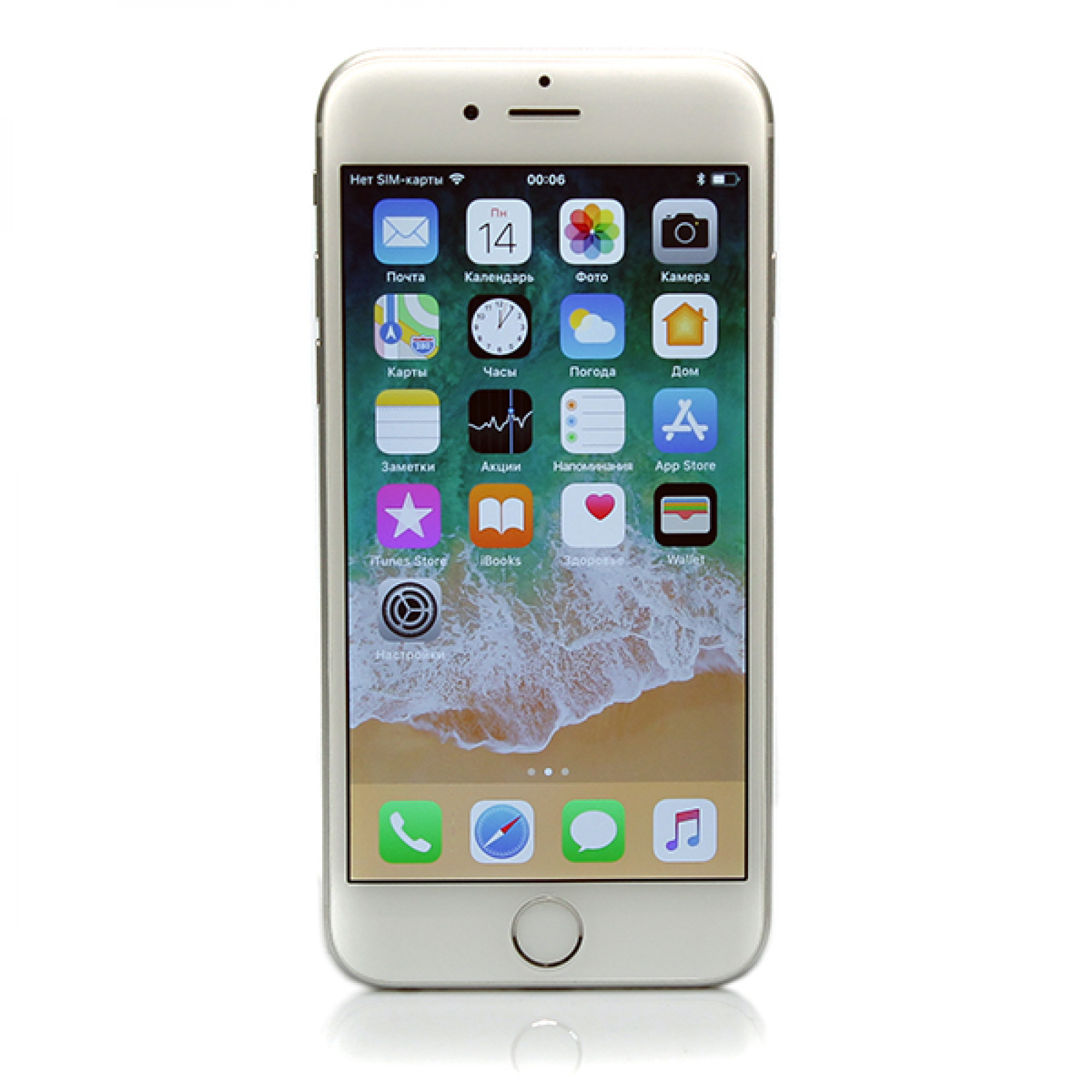 iPhone 6 64gb, Silver б/у