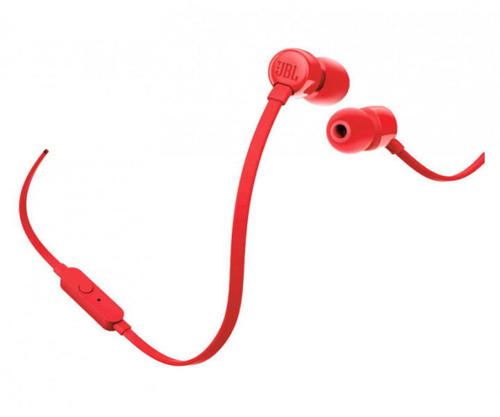 Наушники с микрофоном JBL T110 Red