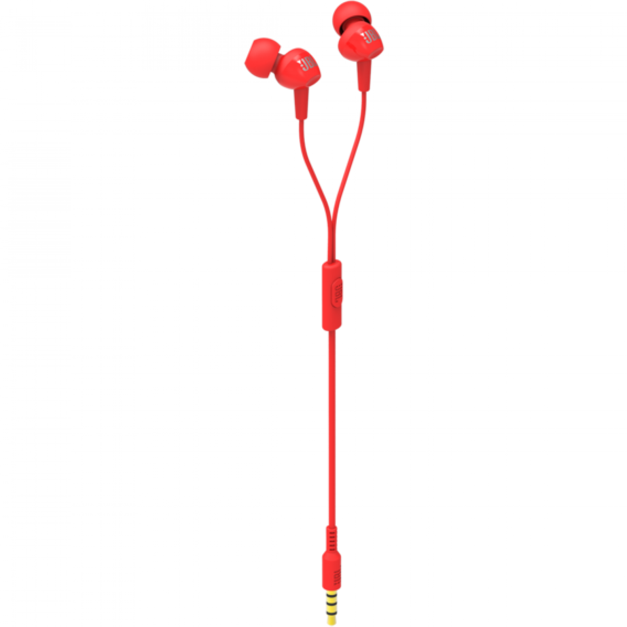 Наушники с микрофоном JBL C100SI Red