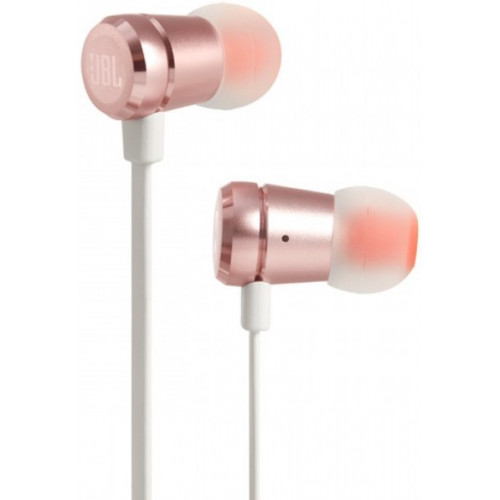Наушники с микрофоном JBL T290 Rose Gold (JBLT290RGD)
