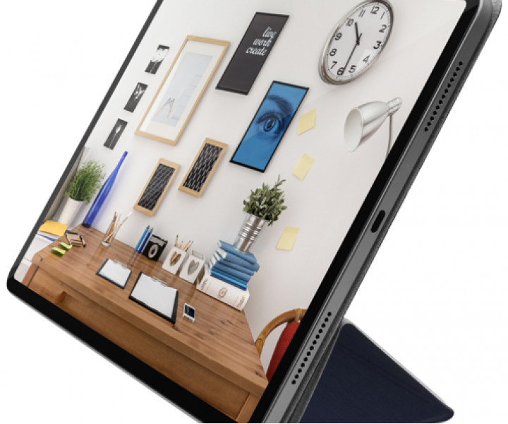 Чохол Macally Smart Folio Blue для iPad Pro 12.9 (2018) (BSTANDPRO3L-BL)