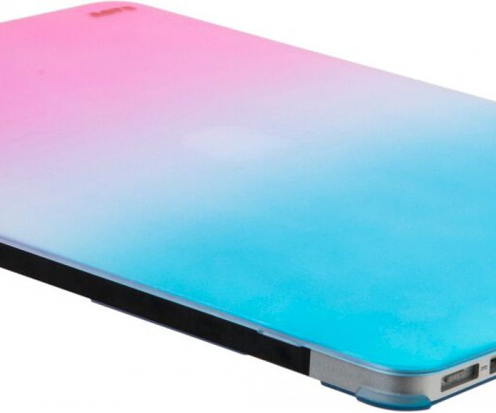Чохол-обложка для ноутбука LAUT Huex для MacBook Air 13 Pink/Blue (LAUT_MA13_HX_PBL)