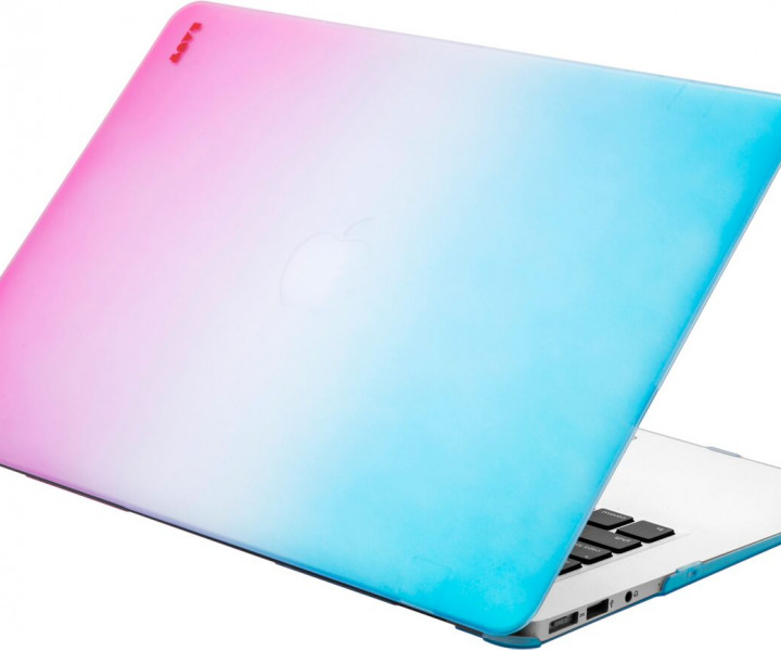 Чохол-обложка для ноутбука LAUT Huex для MacBook Air 13 Pink/Blue (LAUT_MA13_HX_PBL)