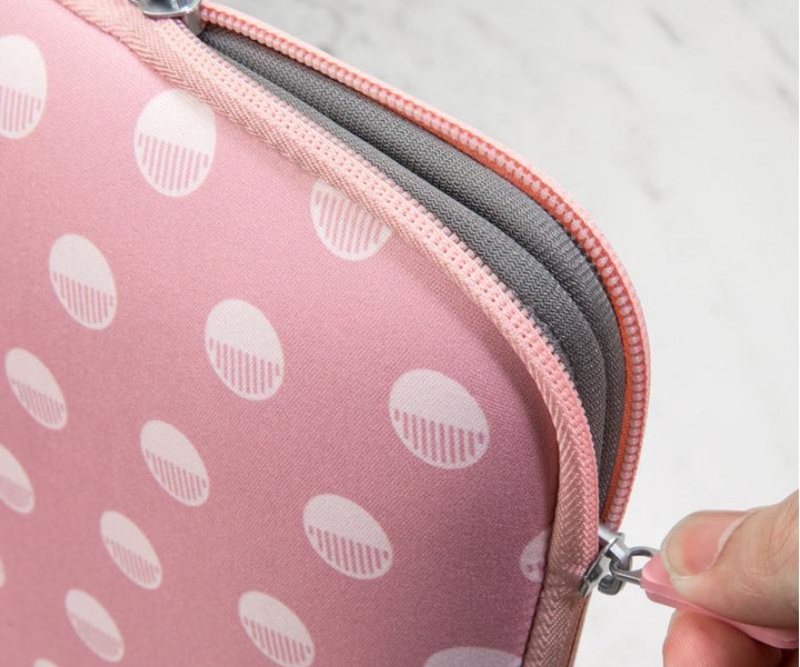 Чохол для ноутбука LAUT Pop для MacBook 13 Polka Pink (LAUT_MB13_POP_PK)