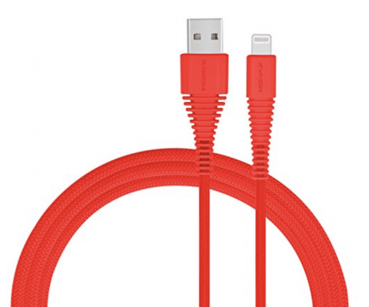 Кабель Momax TOUGH Link 1.2m USB to Lightning Red (DL8R)