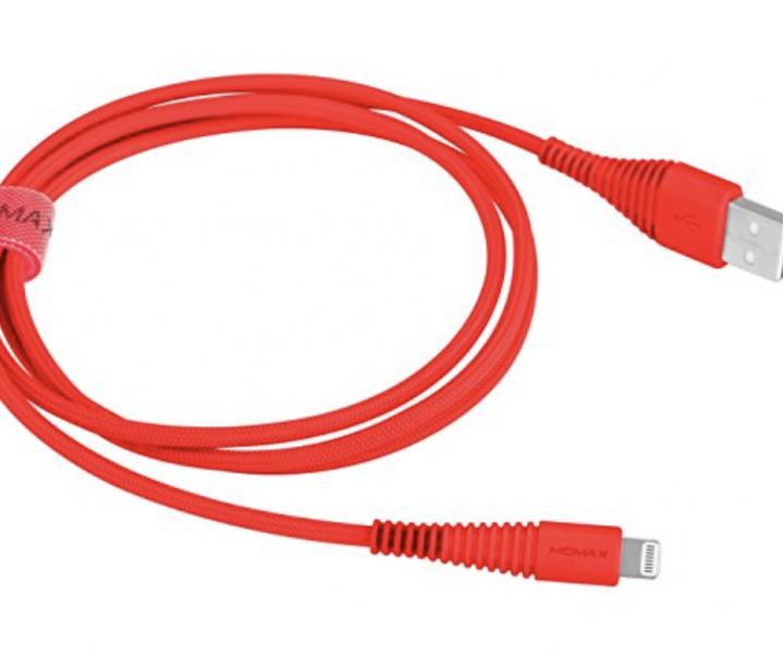 Кабель Momax TOUGH Link 1.2m USB to Lightning Red (DL8R)