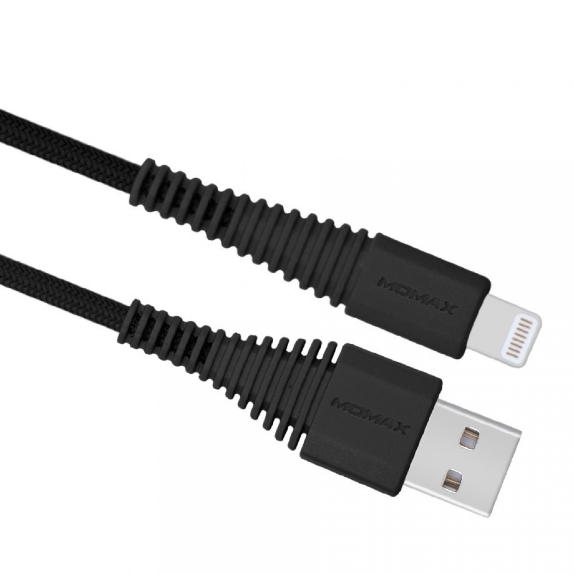 Kабель Momax Elite Link Lightning 2m Black (DL13D)