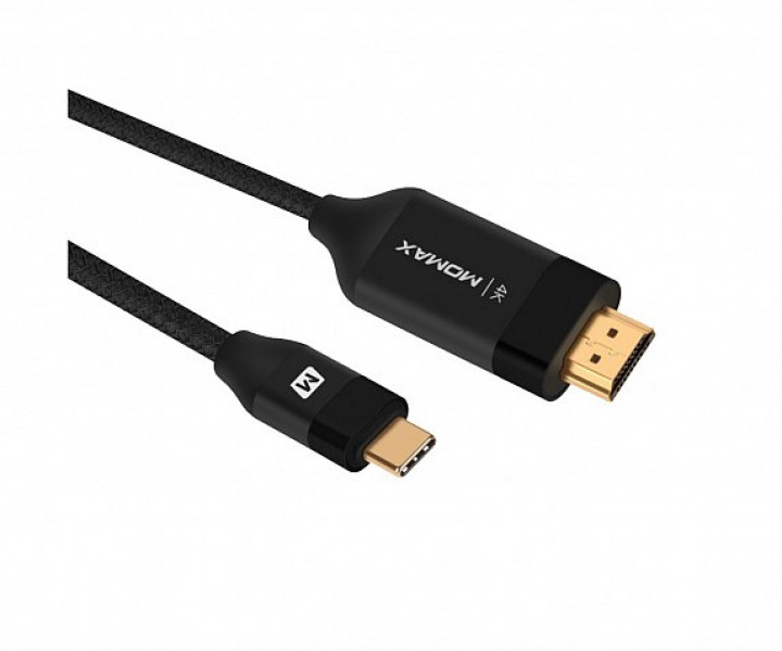 Кабель Momax Elite link Type C to HDMI 4K Black (DTH1D)