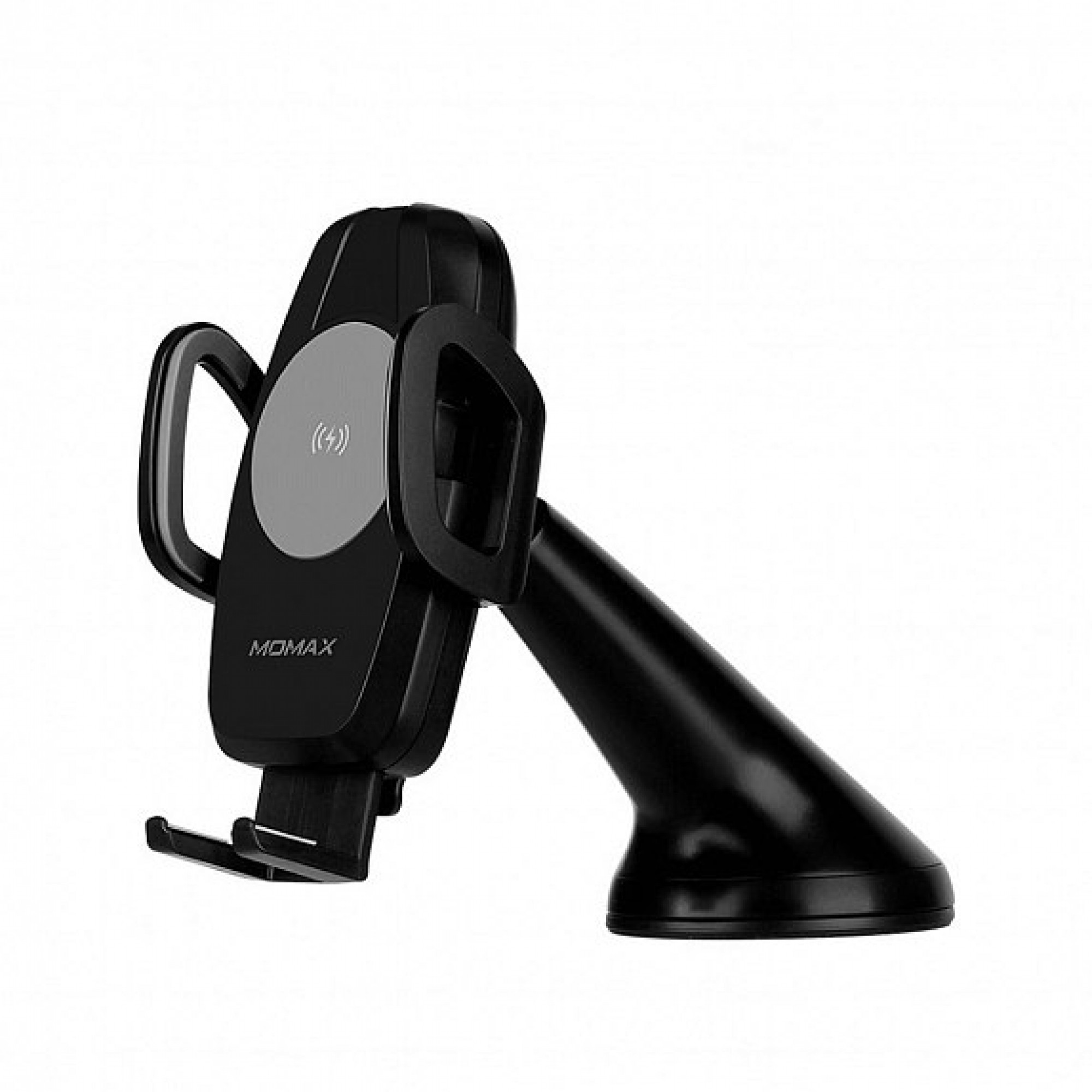 Авто З/У + держатель MOMAX Q.Dock Wireless Charging Car Mount Black (CM7D)