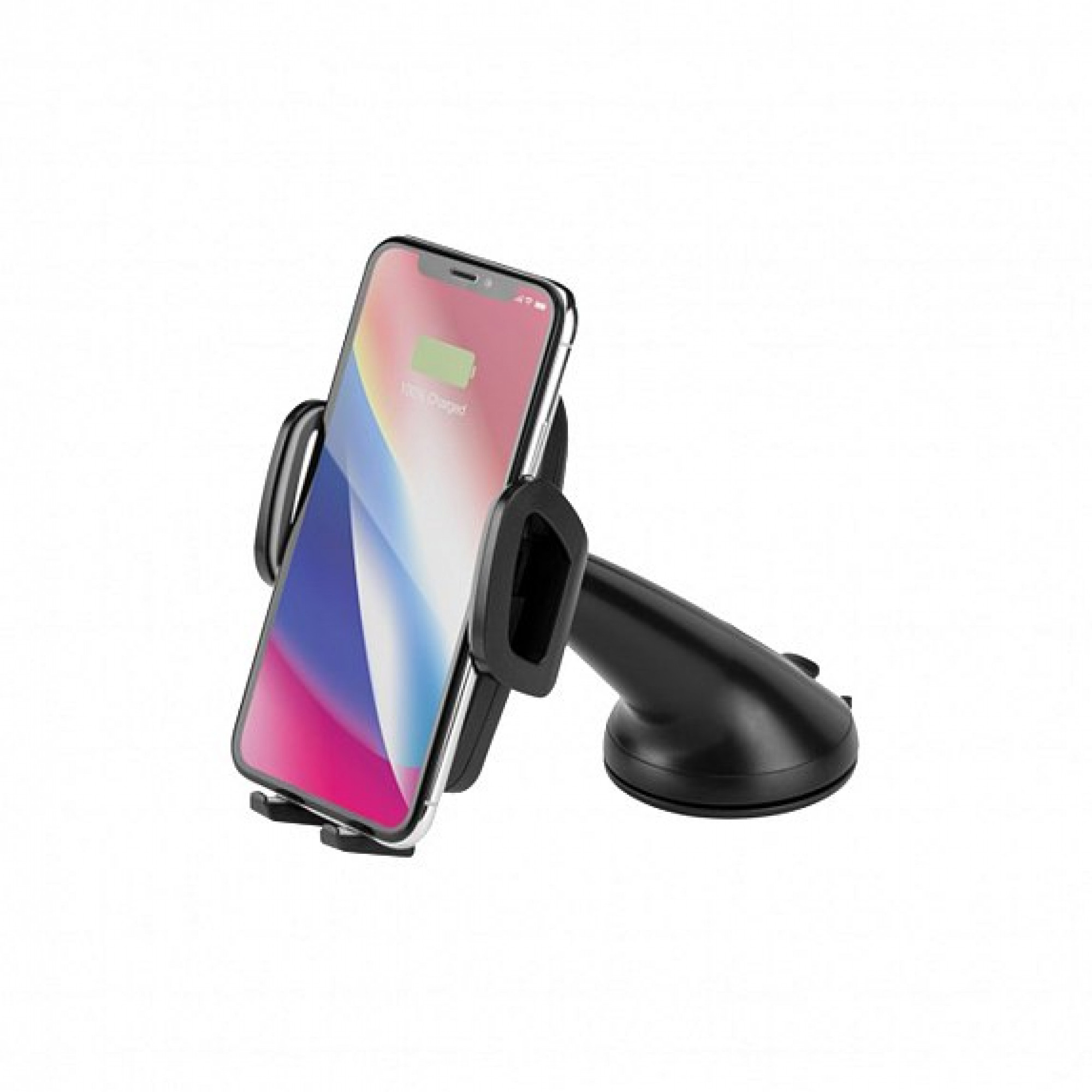Авто З/У + держатель MOMAX Q.Dock Wireless Charging Car Mount Black (CM7D)