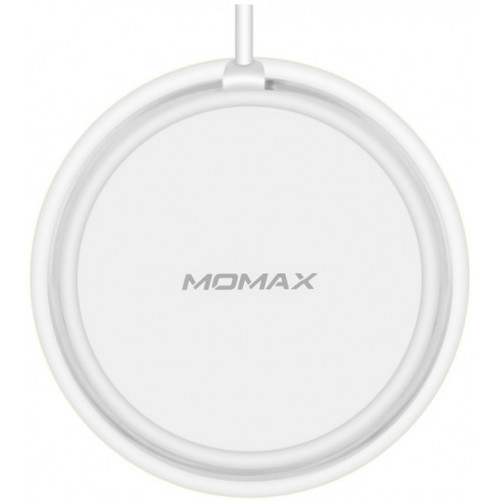 Беспроводное зарядное устройство Momax Q.Dock Crystal Wireless Charger White (UD8W)