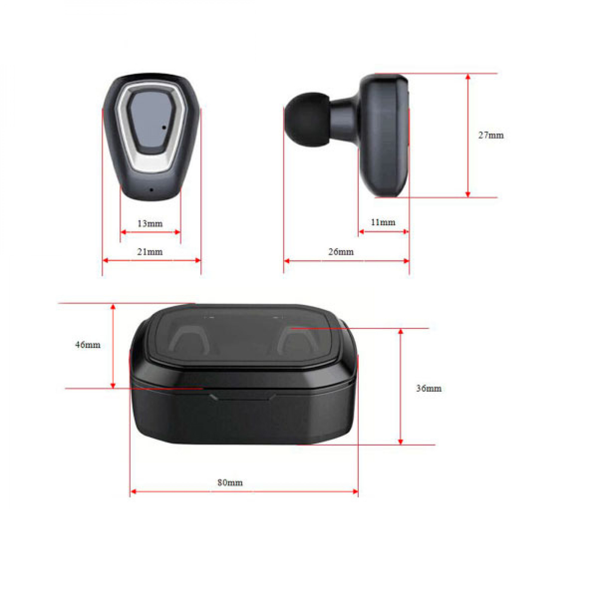 Беспроводные наушники Air Pro TWS A7 Black