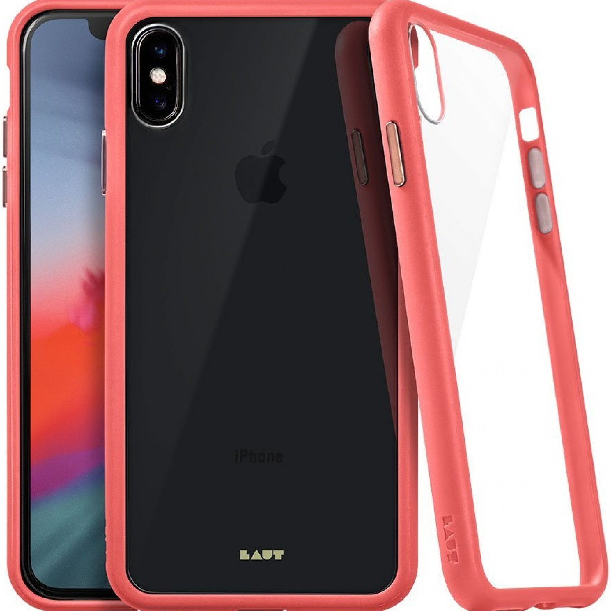 Чохол LAUT для iPhone XS Max Pink (LAUT_IP18-L_AC_P)