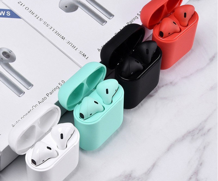 Наушники Беспроводные Bluetooth HBQ I12 TWS Orange