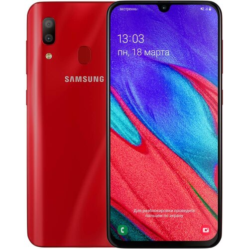 Samsung Galaxy A40 A405F 4/64GB Red (SM-A405FZRDSEK) (UA UCRF)