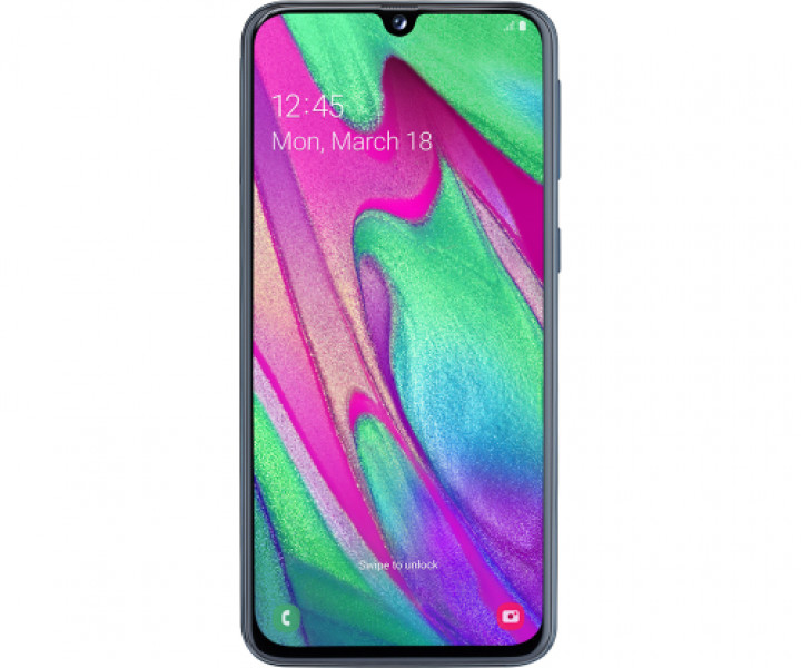Samsung Galaxy A40 A405F 4/64GB Black (SM-A405FZKDSEK) (UA UCRF)