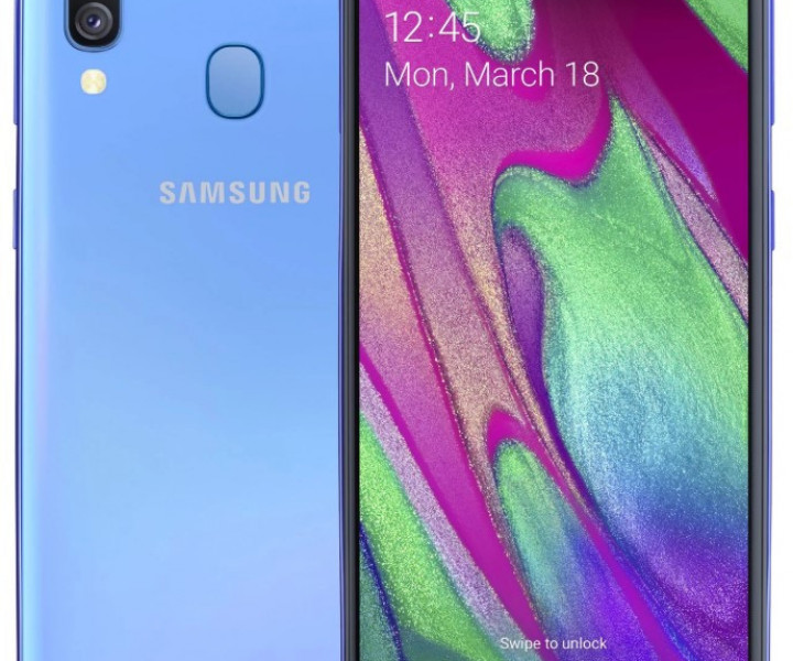 Samsung Galaxy A40 A405F 4 / 64GB Blue (SM-A405FZBDSEK) (UA UCRF)