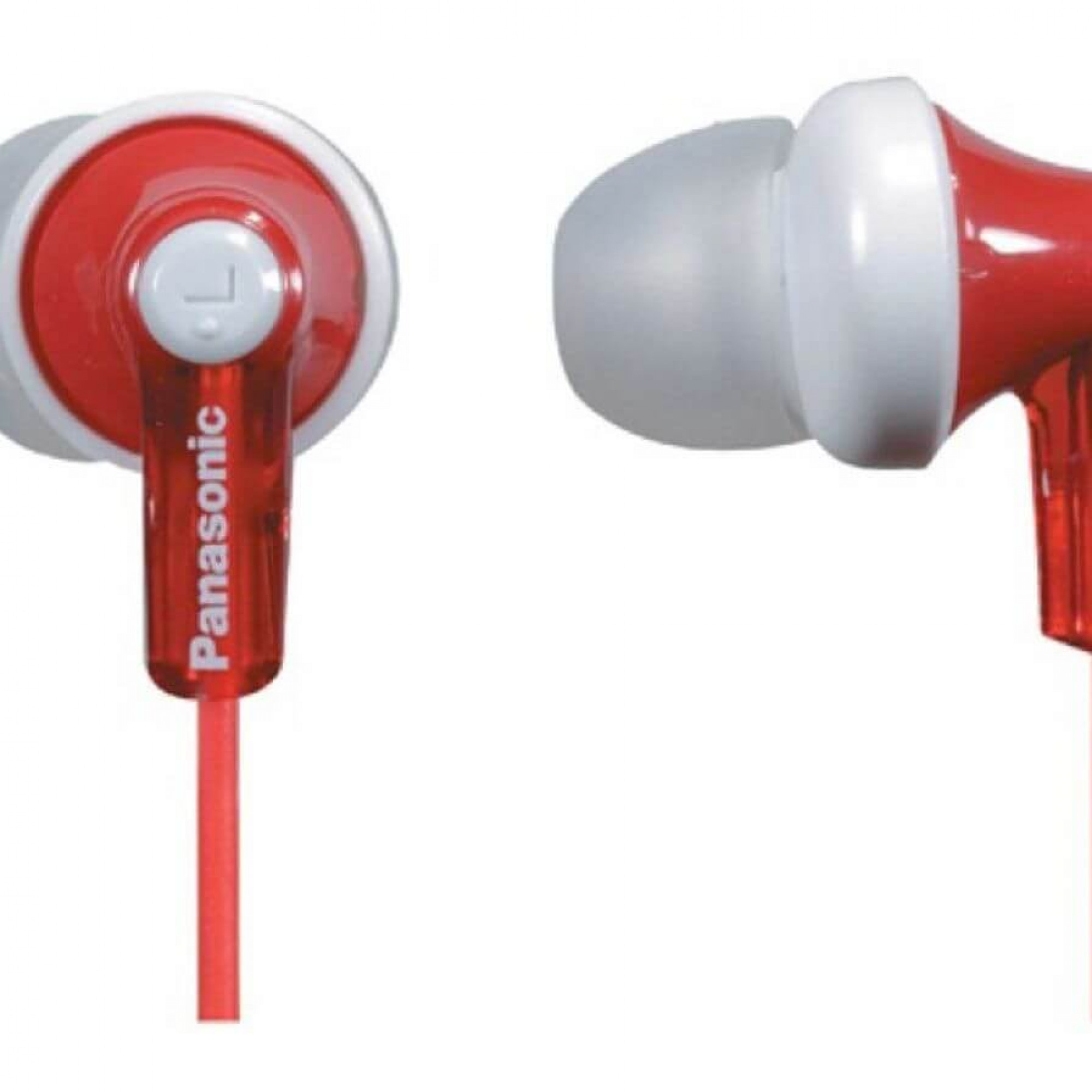 Наушники Panasonic RP-HJE118GU-R Red, Mini jack (3.5 мм), вкладыши, кабель 1,1 м