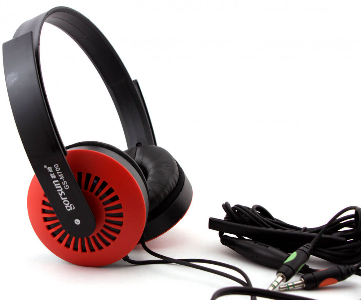 Наушники Gorsun GS-M700 Black/Red