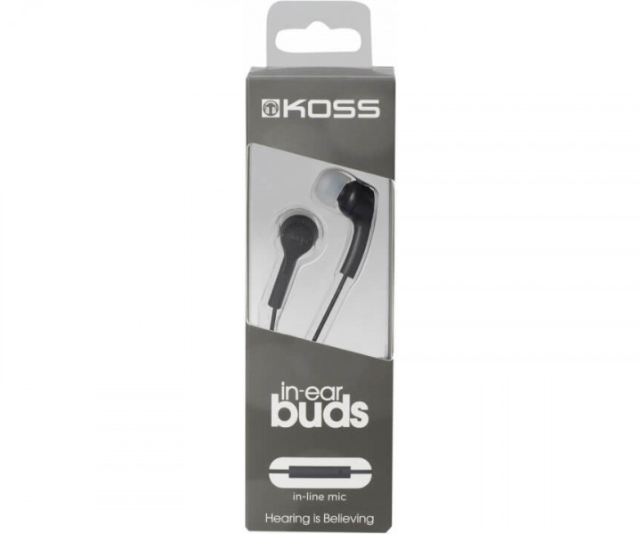 Наушники KOSS KEB9i Black с микрофоном