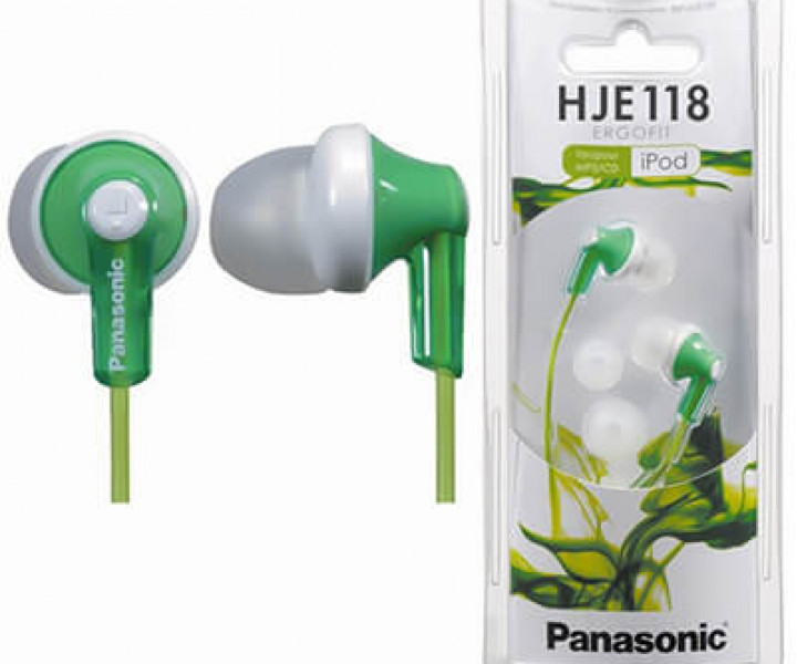 Навушники Panasonic RP-HJE118GU-G Green