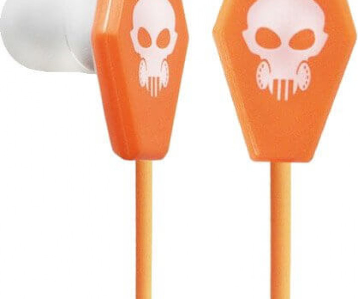 Наушники Gorsun GS-A316 Orange, Mini jack (3.5 мм), вакуумные, две пары амбушюр, кабель 1.2 м