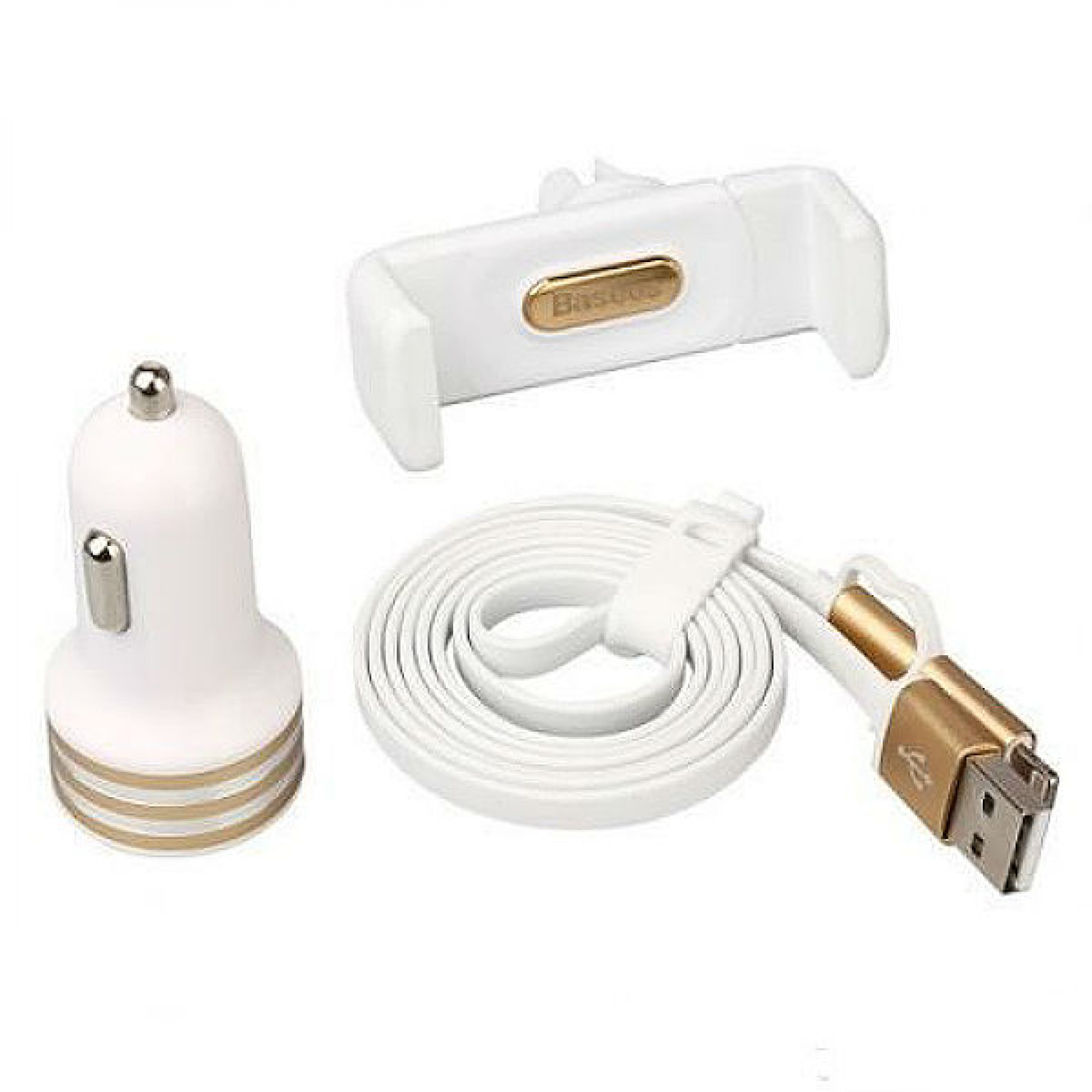 Держатель Baseus Uiversal Car Accessories Set White