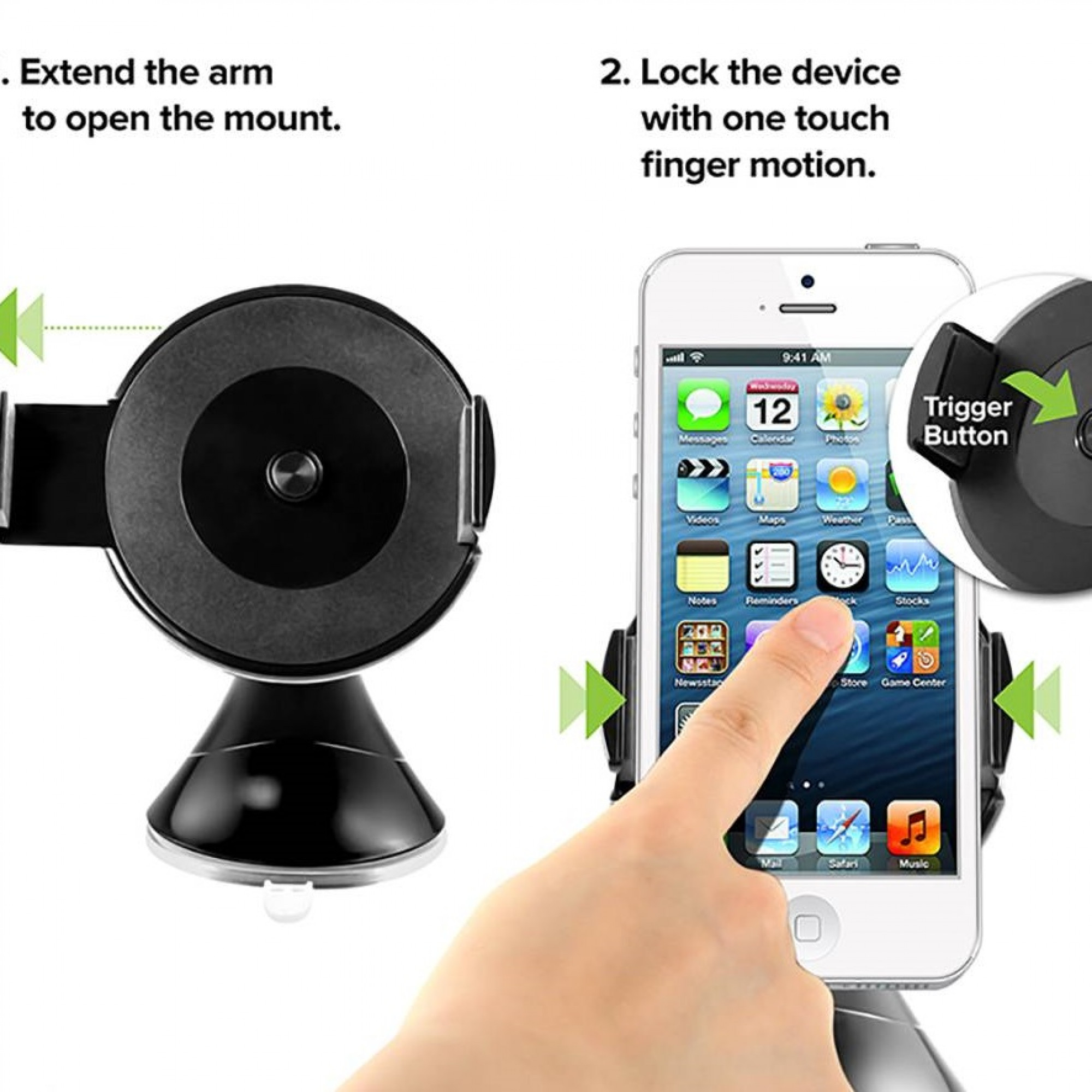 Тримач iOttie Easy View Universal Car Mount Holder for iPhone / Smartphone Black