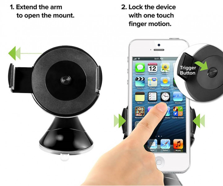 Тримач iOttie Easy View Universal Car Mount Holder for iPhone / Smartphone Black