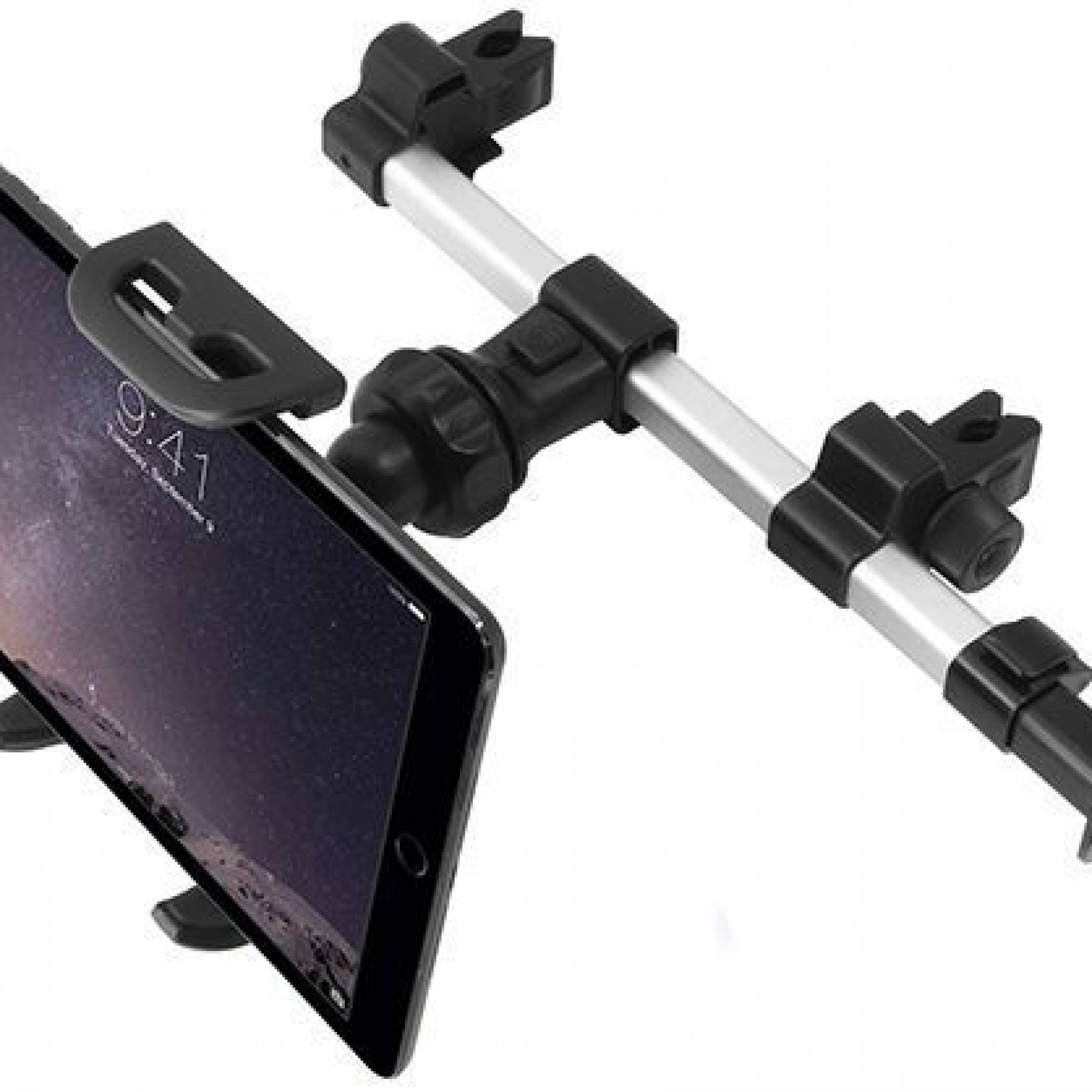 Держатель Macally Maunt for iPad 4,5 -10 на подголовник Silver HRMOUNTPRO