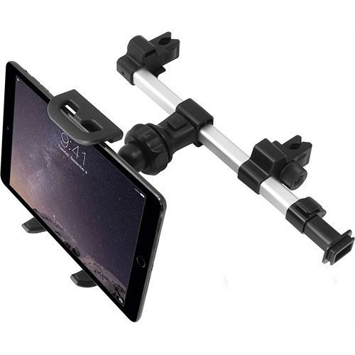 Держатель Macally Maunt for iPad 4,5 -10 на подголовник Silver HRMOUNTPRO