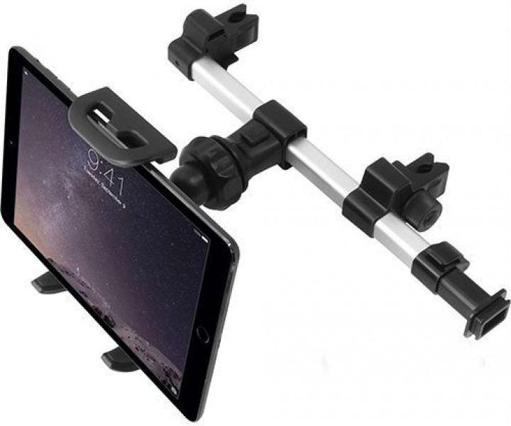Держатель Macally Maunt for iPad 4,5 -10 на подголовник Silver HRMOUNTPRO
