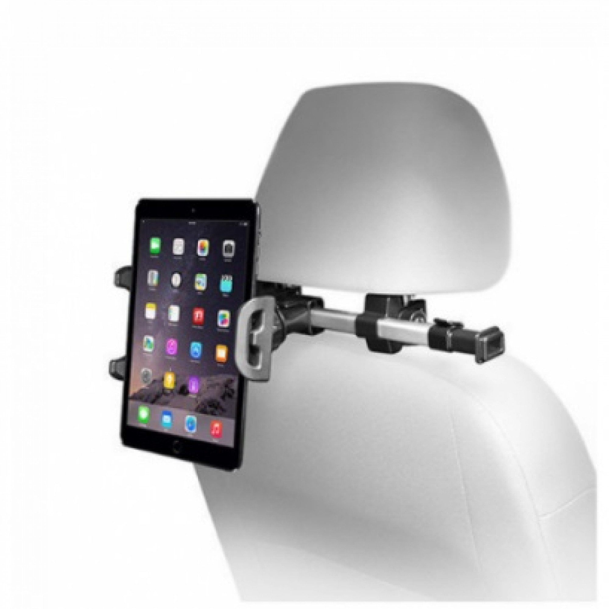 Держатель Macally Maunt for iPad 4,5 -10 на подголовник Silver HRMOUNTPRO