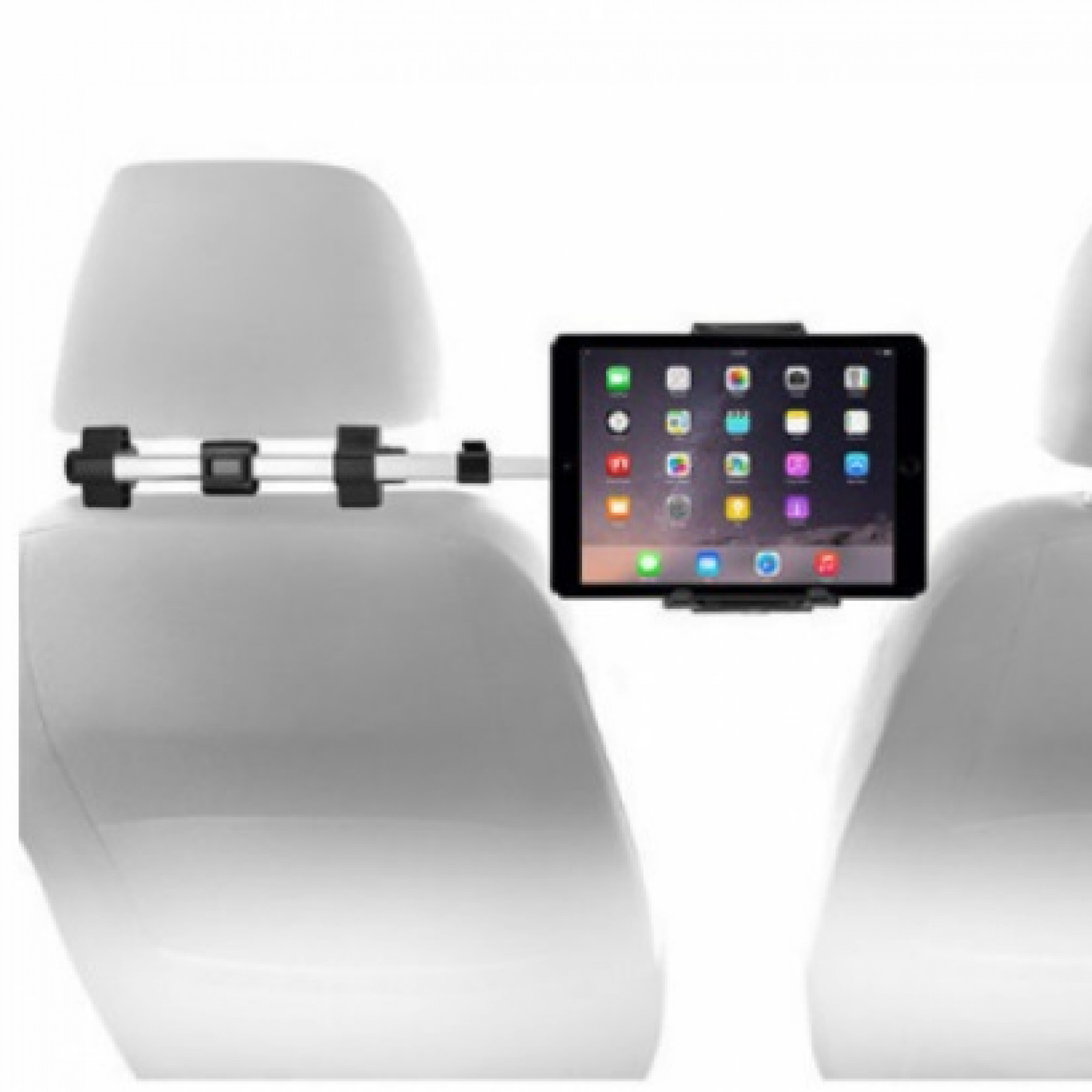 Держатель Macally Maunt for iPad 4,5 -10 на подголовник Silver HRMOUNTPRO