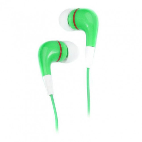 Наушники Maxxter EPM-104G Green, Mini jack (3.5 mm), вакуумные, кабель 1.2m