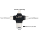 Кардридер Coteetci 4 in 1 Card Reader Black
