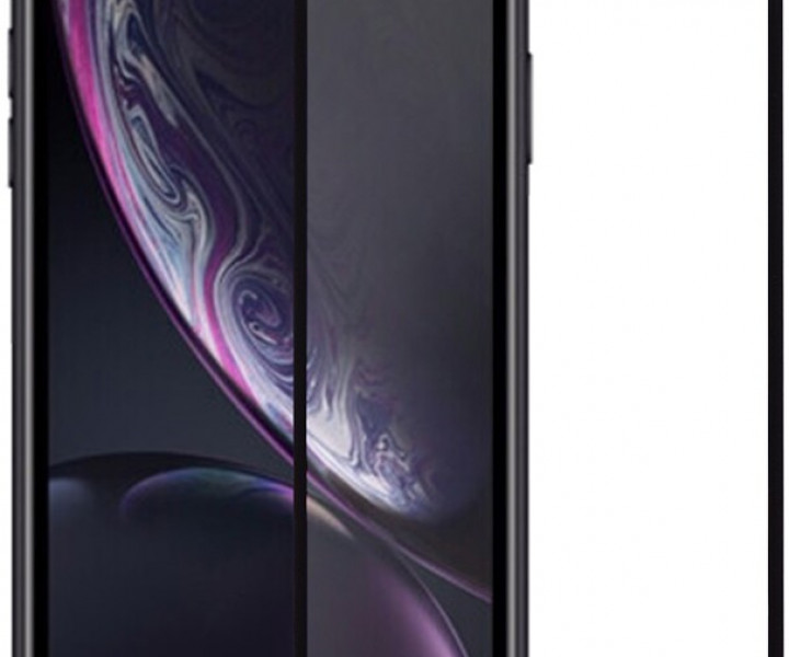 Защитное стекло 5D iPhone XR/11 Black б/к