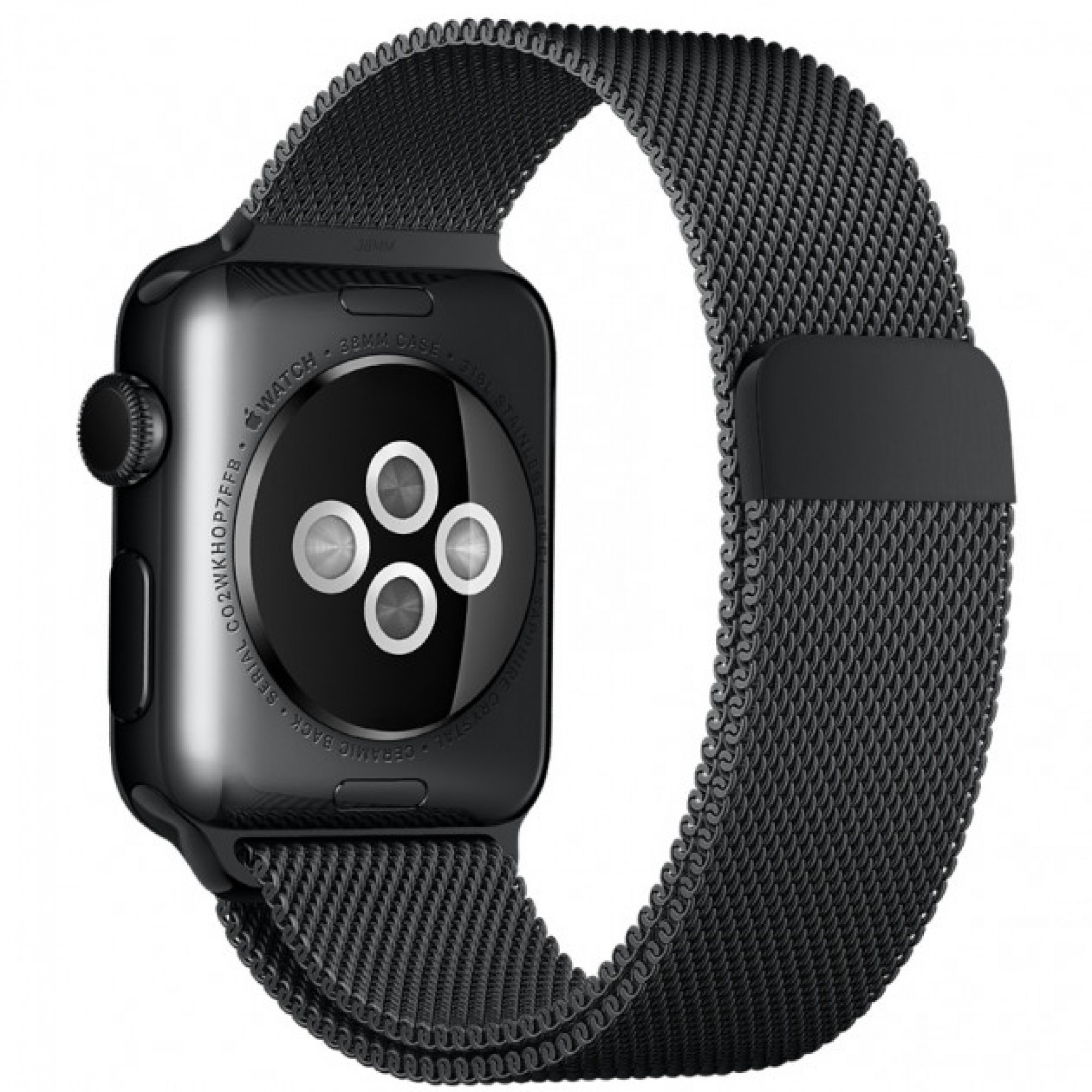 Ремінець Apple Watch 38mm Milanese Loop Black